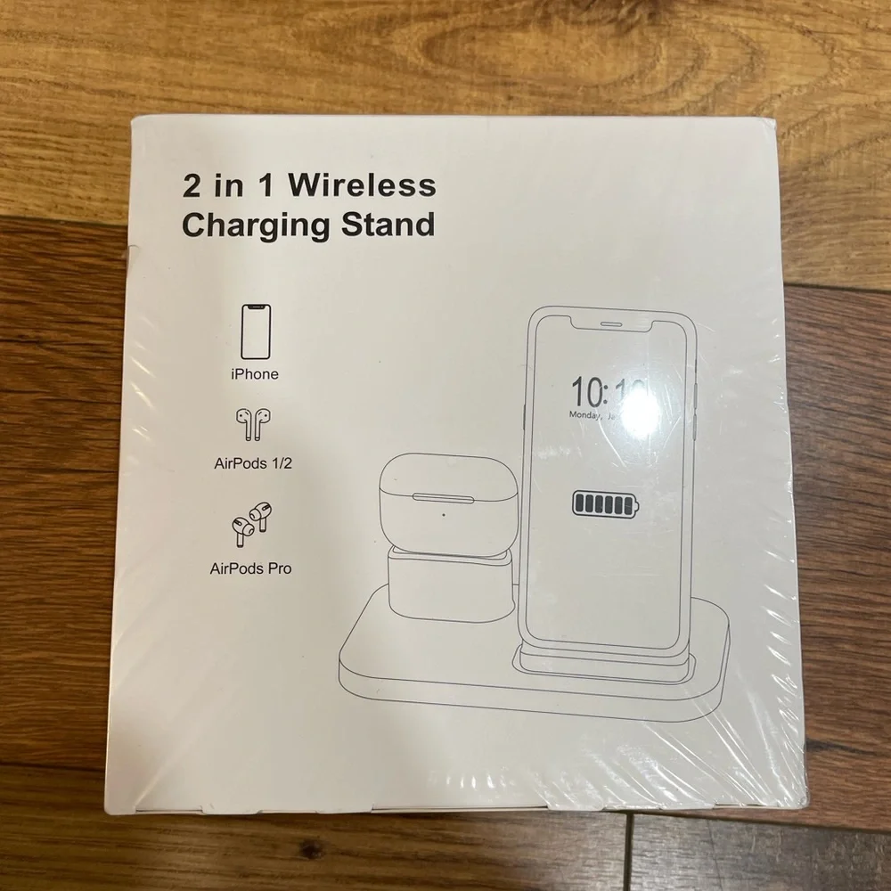 2 in 1 Wireless Charging Stand